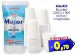 Punto Shopping Megastore Bicchieri Major offerta