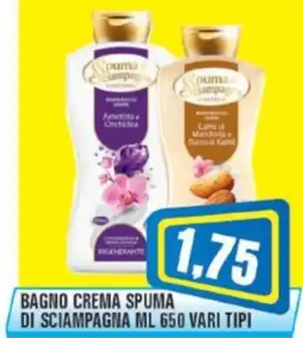 Punto Vigas Bagno crema spuma di sciampagna offerta