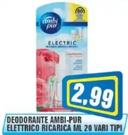 Punto Vigas Deodorante Ambi-Pur Elettrico Ricarica offerta