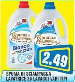Punto Vigas Spuma di sciampagna lavatrice offerta