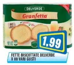 Punto Vigas Fette biscottate Delverde offerta