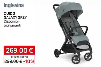 Inglesina Quid 3 Galaxy Grey