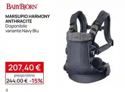 Prenatal Marsupio Harmony Anthracite offerta