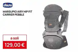 Prenatal Chicco Marsupio Airy Hip Fit Carrier Pebble offerta
