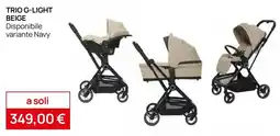 Prenatal Trio G-Light Beige offerta