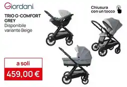 Prenatal Giordani Trio G-Comfort Grey offerta