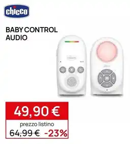 Prenatal Chicco Baby Control Audio offerta
