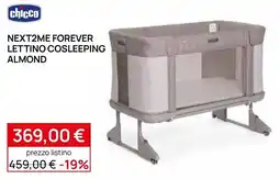Prenatal Chicco Next2Me Forever Lettino Cosleeping Almond offerta