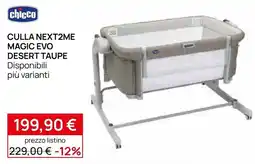Prenatal Culla Next2Me Magic Evo Desert Taupe offerta