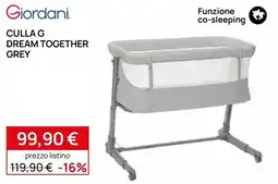Prenatal Giordani Culla G Dream Together Grey offerta