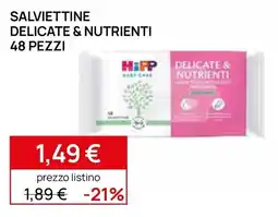 Prenatal Salviettine delicate & nutrienti Hipp offerta