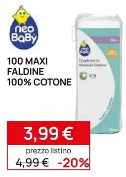 Prenatal Neo Baby faldine maxi offerta
