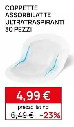 Prenatal Coppette assorbilatte ultratraspiranti offerta