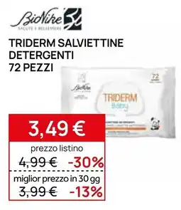 Prenatal Triderm salviettine detergenti offerta