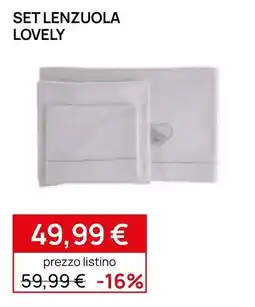 Prenatal Set lenzuola lovely offerta