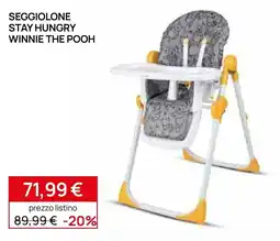 Prenatal Seggiolone stay hungry winnie the pooh offerta