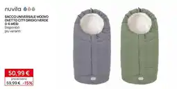 Prenatal Sacco universale moovo ovetto city grigio/verde offerta