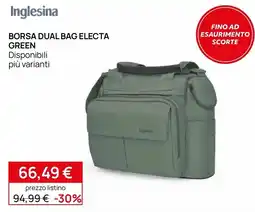 Prenatal Inglesina Borsa Dual Bag Electa Green offerta