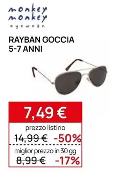 Prenatal Rayban Goccia 5-7 Anni offerta