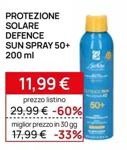 Prenatal Protezione solare defence sun spray 50+ offerta