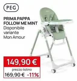 Prenatal Prima Pappa Follow Me Mint offerta