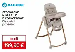 Prenatal Maxi-Cosi Seggiolone Minla Plus Elegance Beige offerta