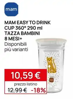 Prenatal MAM EASY TO DRINK CUP 360° offerta