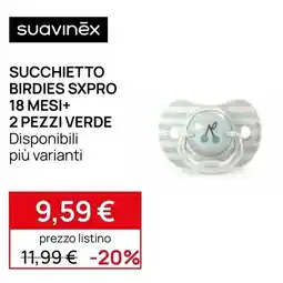 Prenatal Suavinex succhietto birdies sxpro offerta