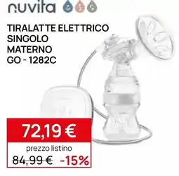 Prenatal Tiralatte elettrico singolo materno GO offerta