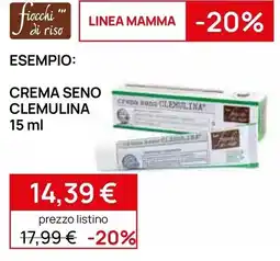 Prenatal Crema seno Clemulina offerta