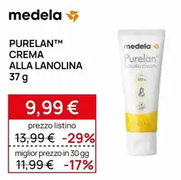 Prenatal medela Purelan™ Crema alla lanolina offerta
