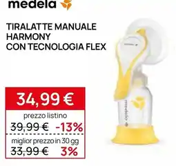 Prenatal Tiralatte manuale Harmony con tecnologia Flex offerta