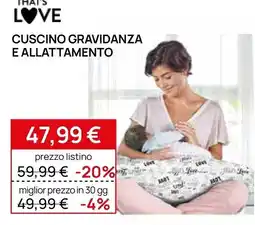 Prenatal Cuscino gravidanza e allattamento offerta