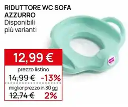 Prenatal Riduttore wc sofa azzurro offerta