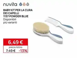 Prenatal Nuvita baby kit per la cura dei capelli offerta