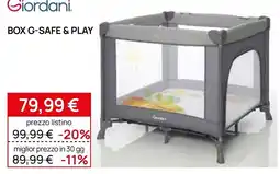 Prenatal Giordani BOX G-SAFE & PLAY offerta