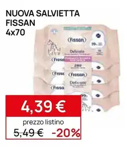Prenatal Nuova salvietta Fissan offerta