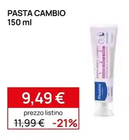 Prenatal Pasta cambio offerta