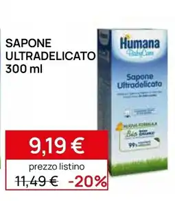 Prenatal Sapone ultradelicato Humana offerta