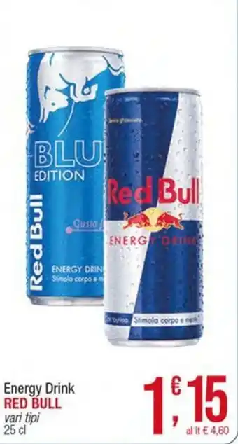 Maxi Sidis Energy Drink Red Bull offerta