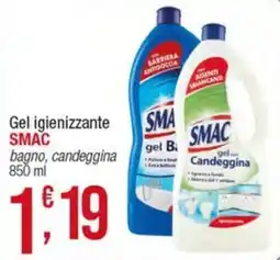 Maxi Sidis Gel igienizzante SMAC bagno, candeggina offerta