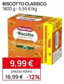 Prenatal Plasmon Biscotto Classico offerta