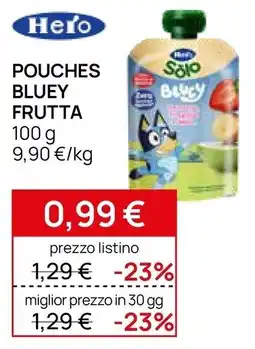 Prenatal Hero Pouches Bluey Frutta offerta