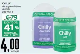 PRO7 Supermercati Chilly detergente intimo offerta
