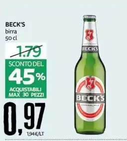 PRO7 Supermercati Beck's birra offerta