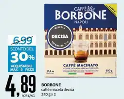 PRO7 Supermercati Borbone caffè miscela decisa offerta