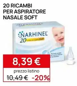 Prenatal Ricambi per aspiratore nasale Soft Narhinel offerta