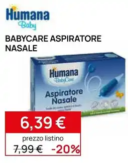 Prenatal Humana Baby Aspiratore Nasale offerta