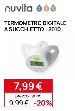 Prenatal Nuvita termometro digitale a succhietto offerta