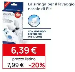 Prenatal La siringa per il lavaggio nasale di Pic offerta